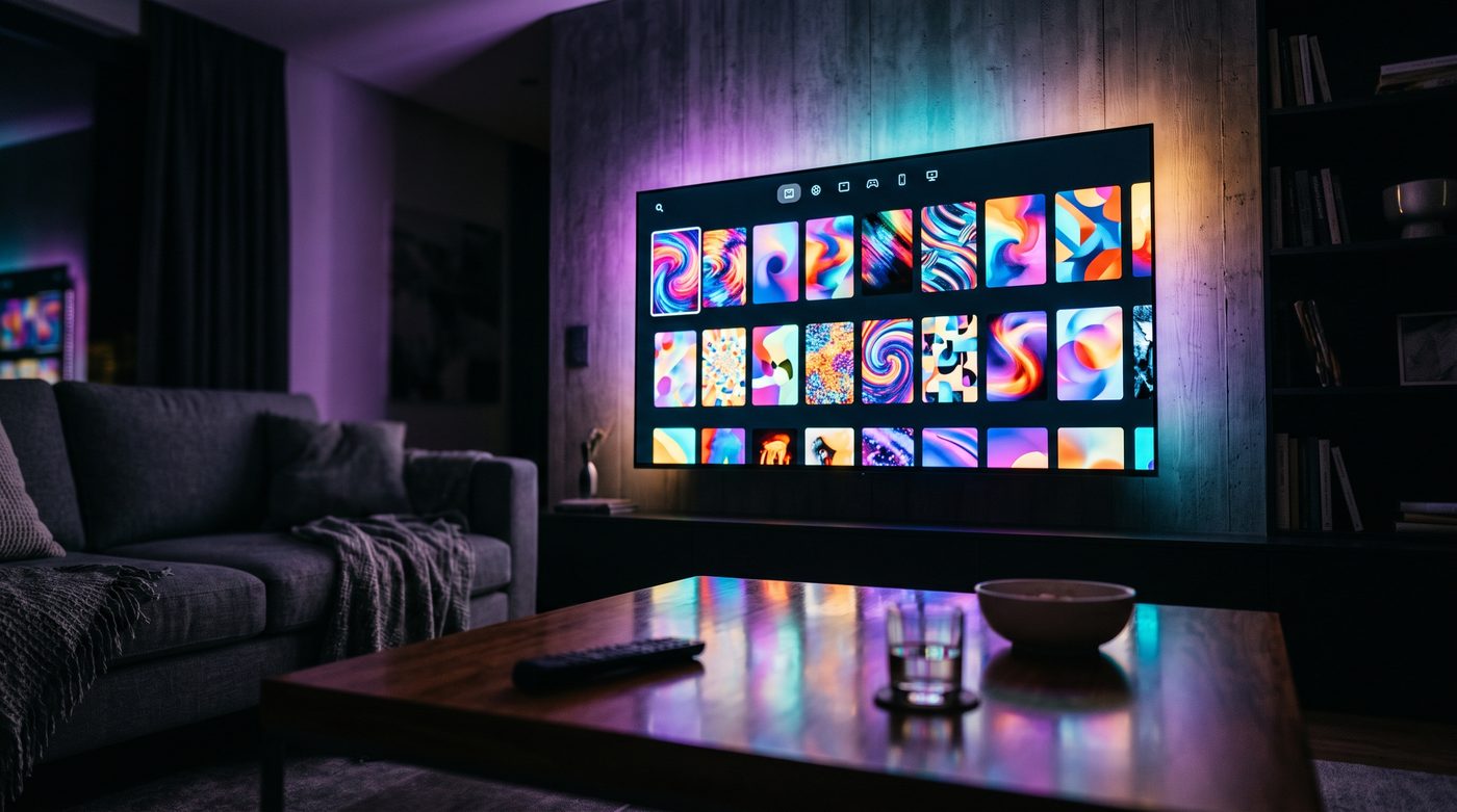 On-demand movies and series library